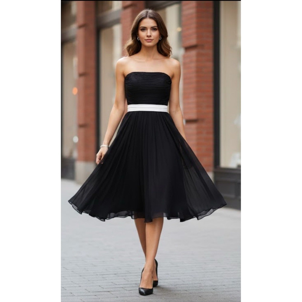 The Limited Black strapless dress from , size 14, new with tags